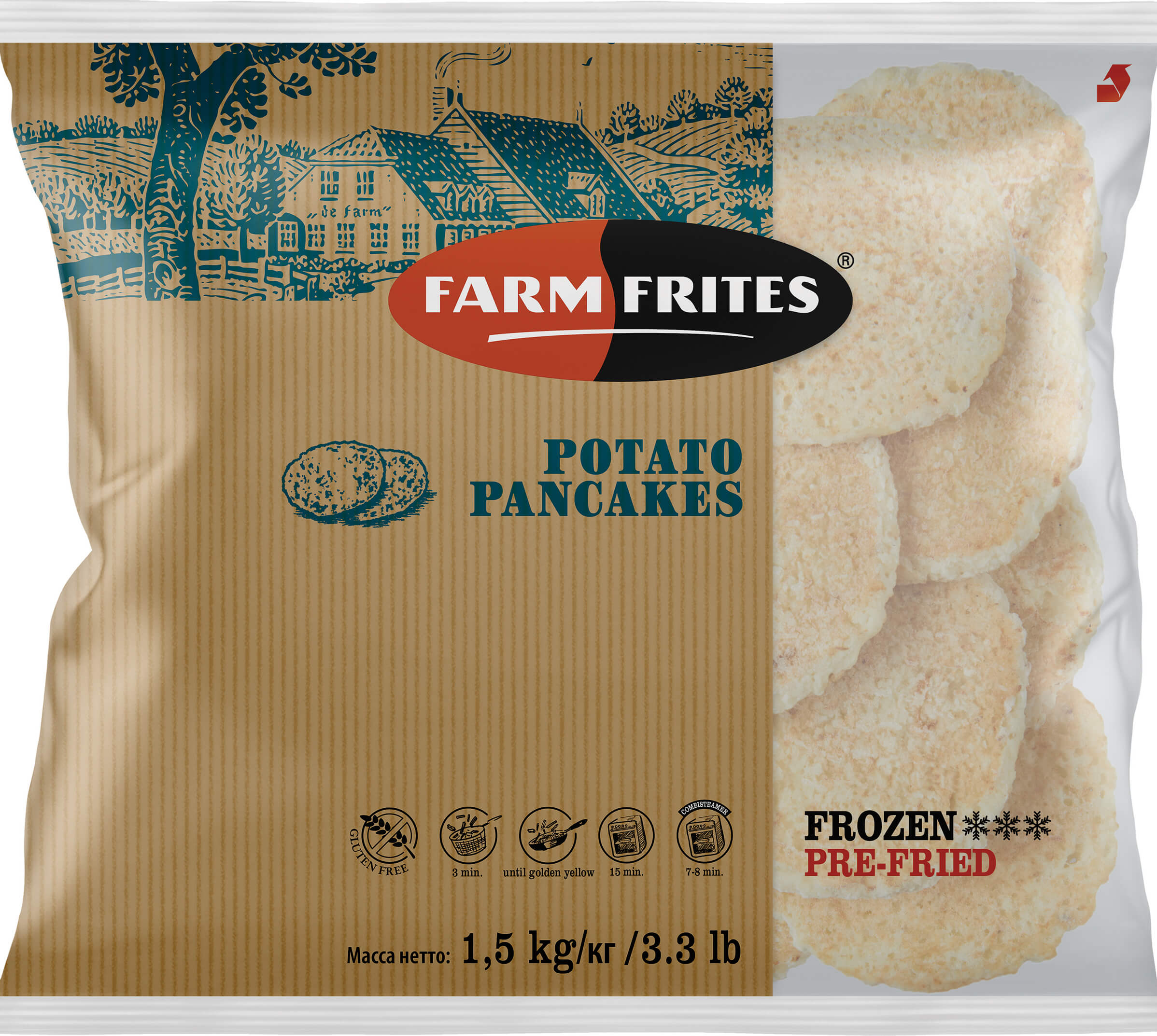 ΦΑΡΜ ΦΡΑΙΤΣ PANCAKES ΠΑΤΑΤΑΣ ΟΛΛΑΝΔΙΑΣ ΚΤΨ