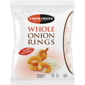 ΟΝΙΟΝ RINGS  BEERBATTERED FARM FRITES ΚΤΨ 6Χ1ΚΙΛ