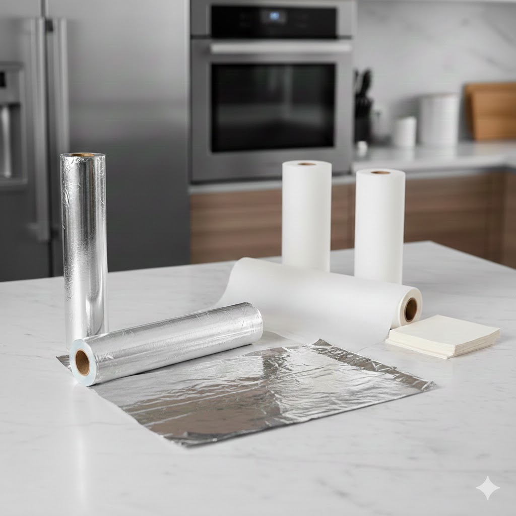 Αλουμινόχαρτα-Μεμβράνες-Χαρτιά Ψησίματος